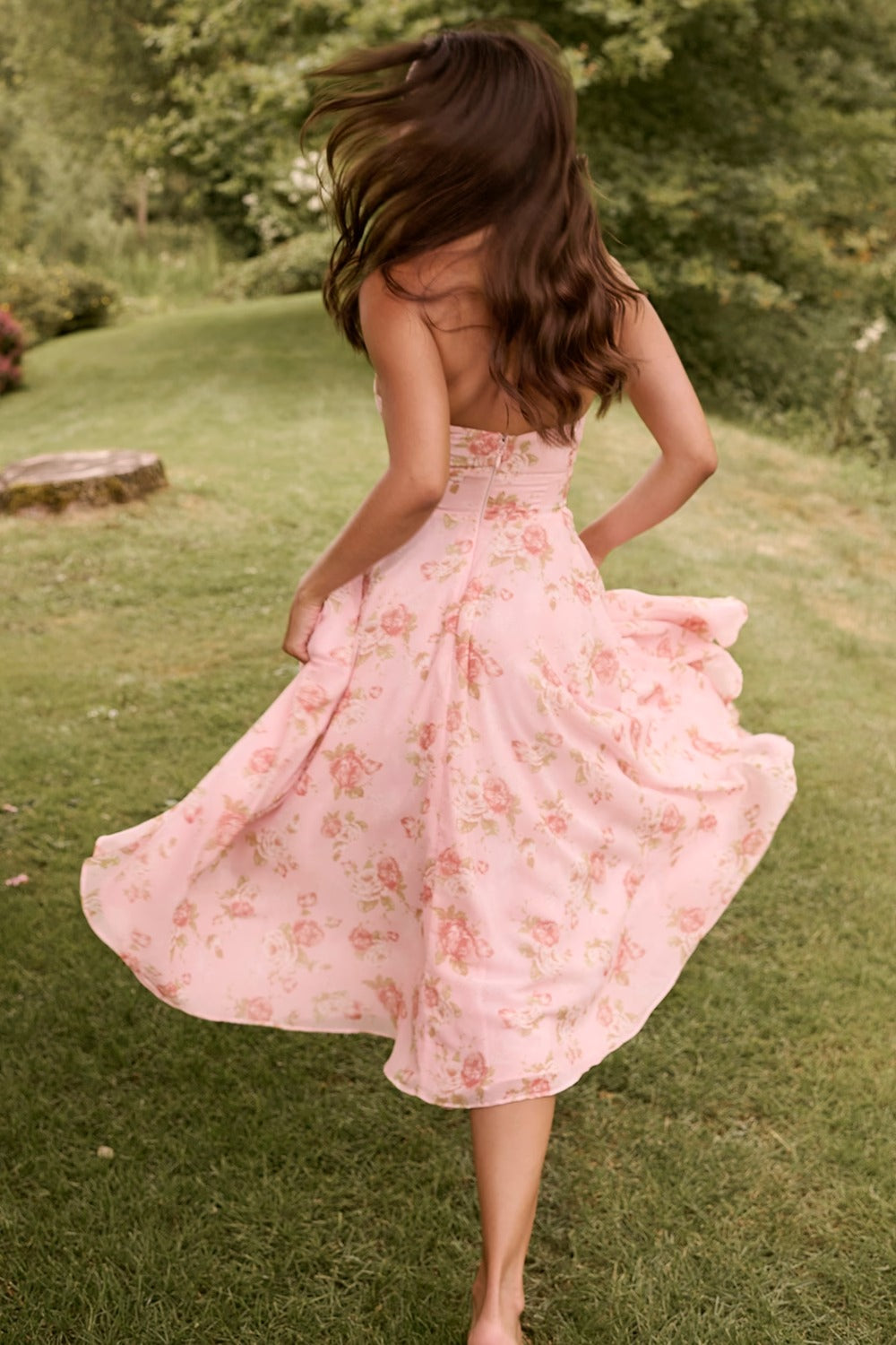 Vestido Halter Georgette Solada