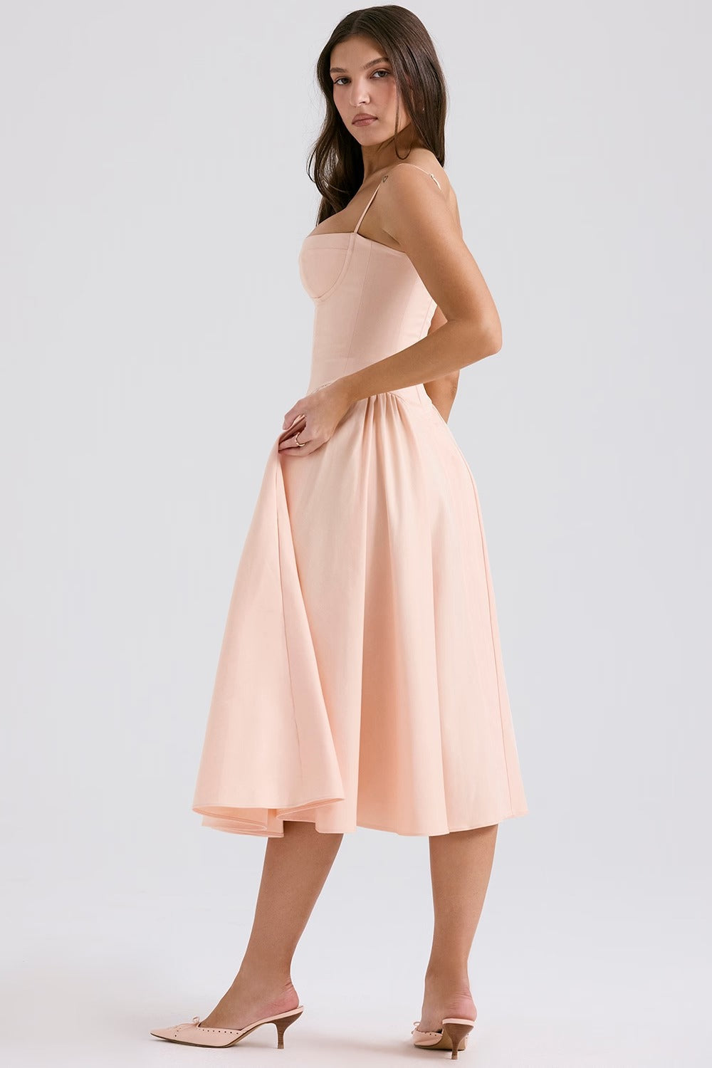 Vestido Midi Gathered Samaria