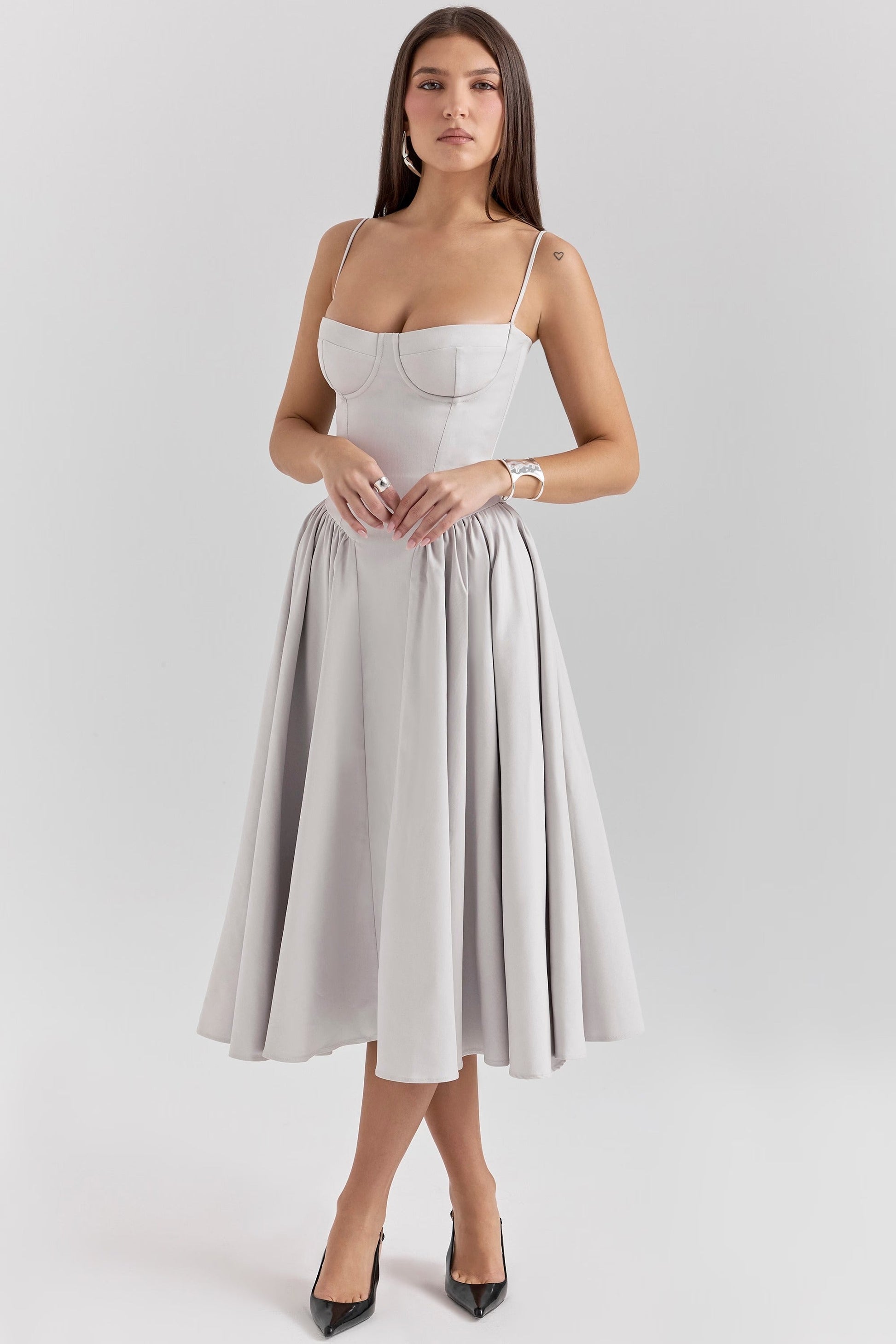 Vestido Midi Gathered Samaria