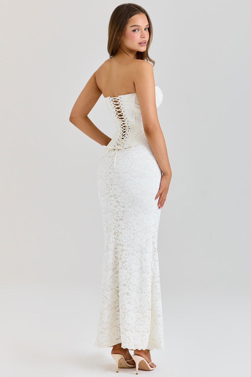 Vestido Maxi Lace Corset Solaine