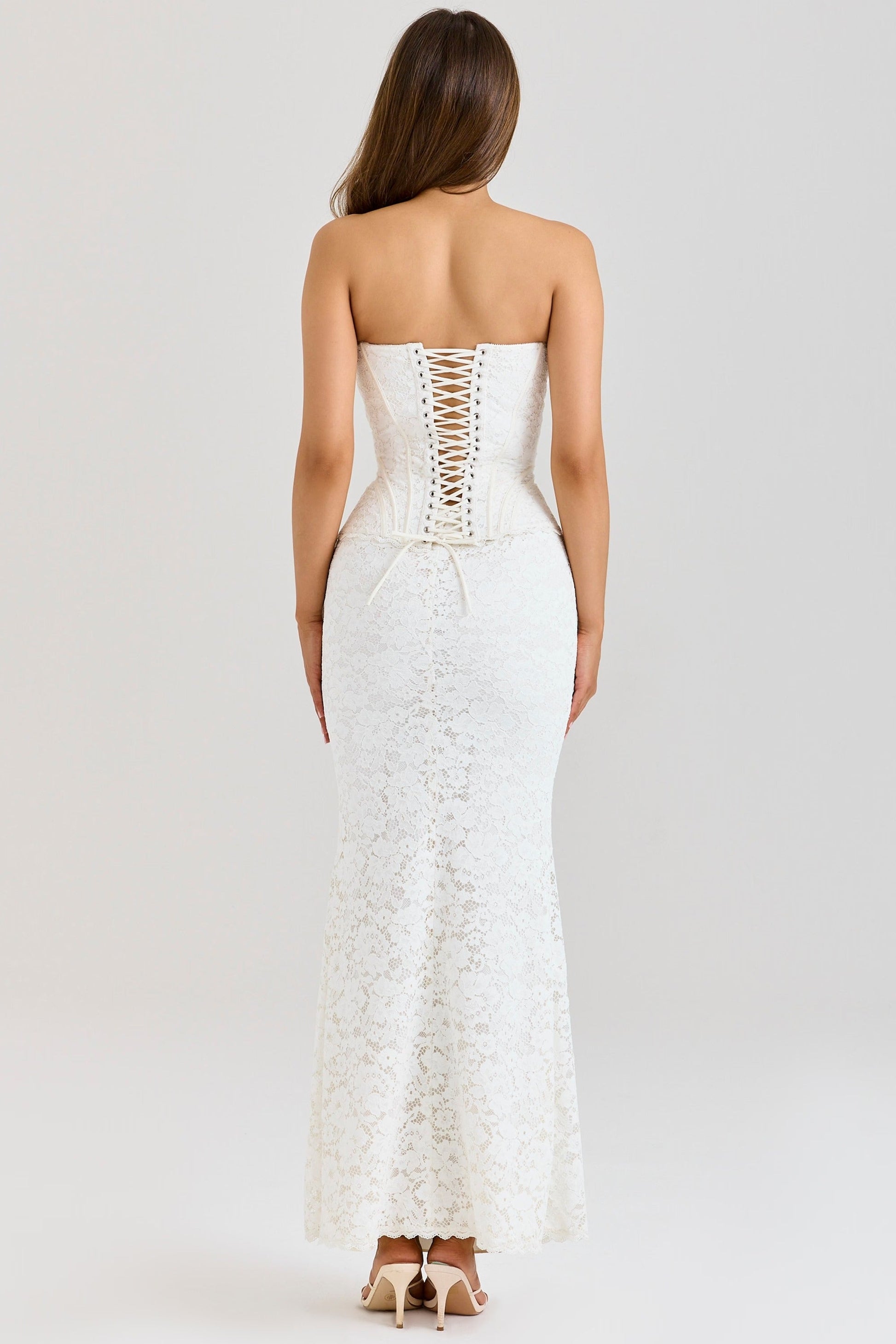 Vestido Maxi Lace Corset Solaine