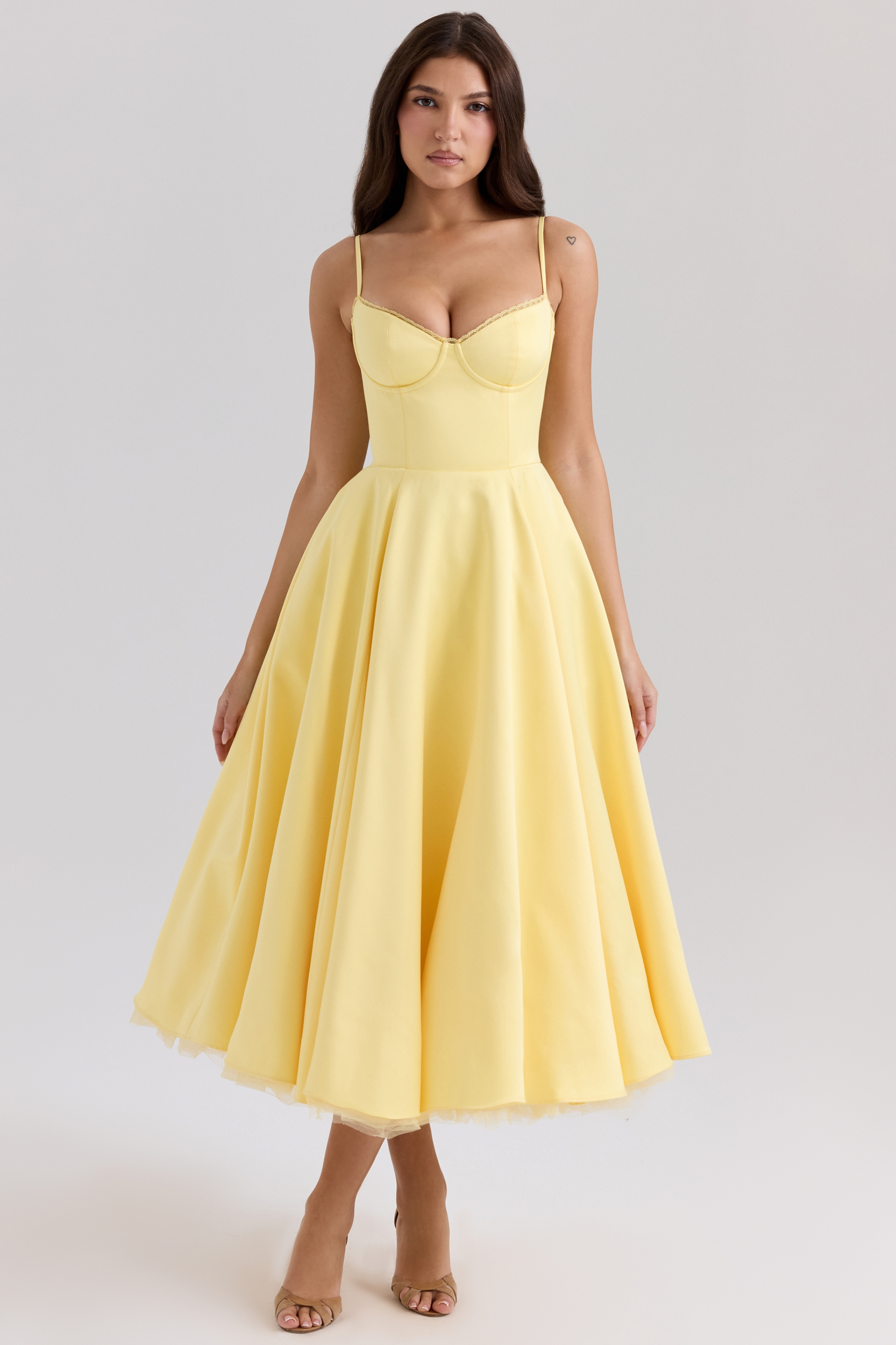 Vestido Feminino Midi Lunna