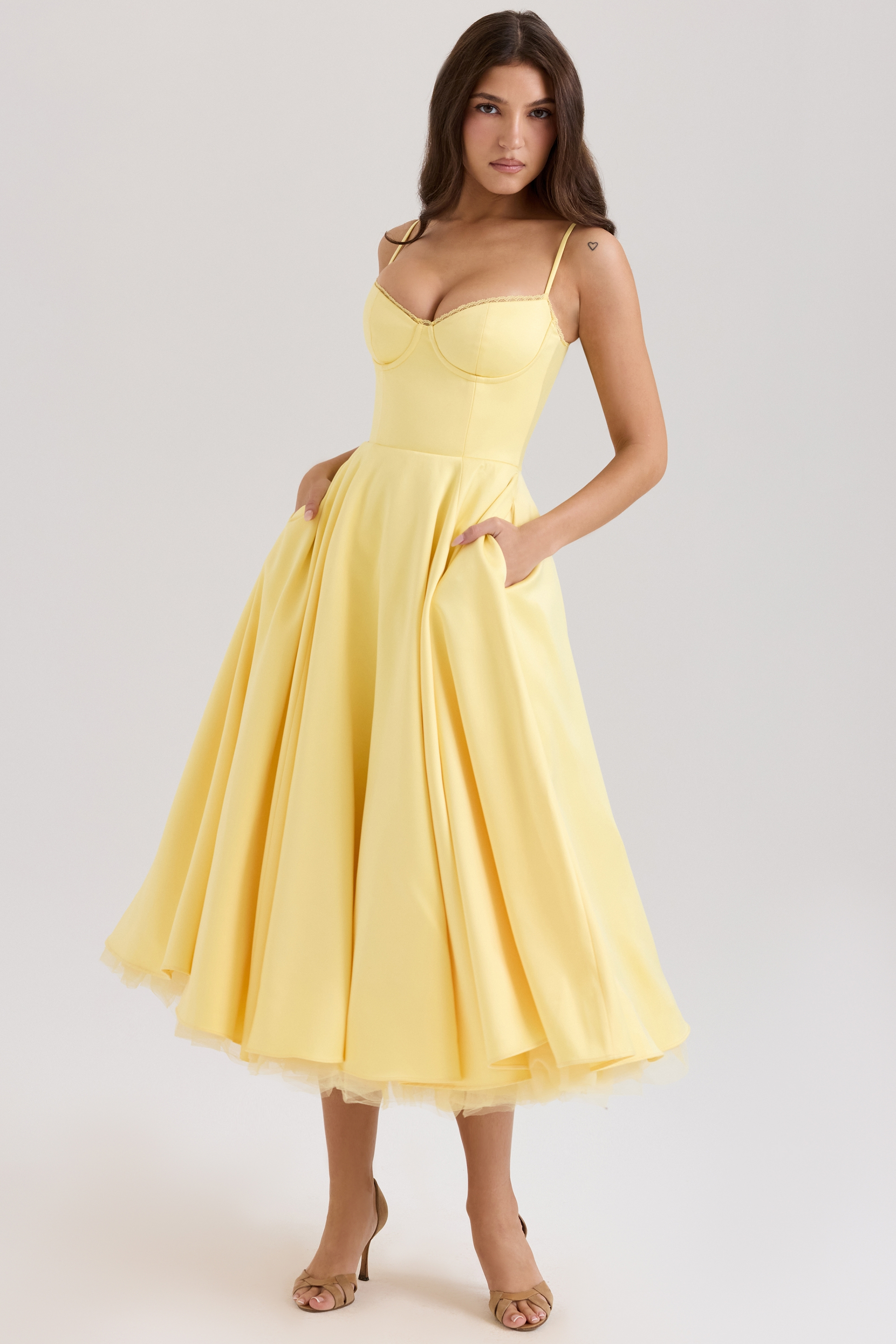 Vestido Feminino Midi Lunna