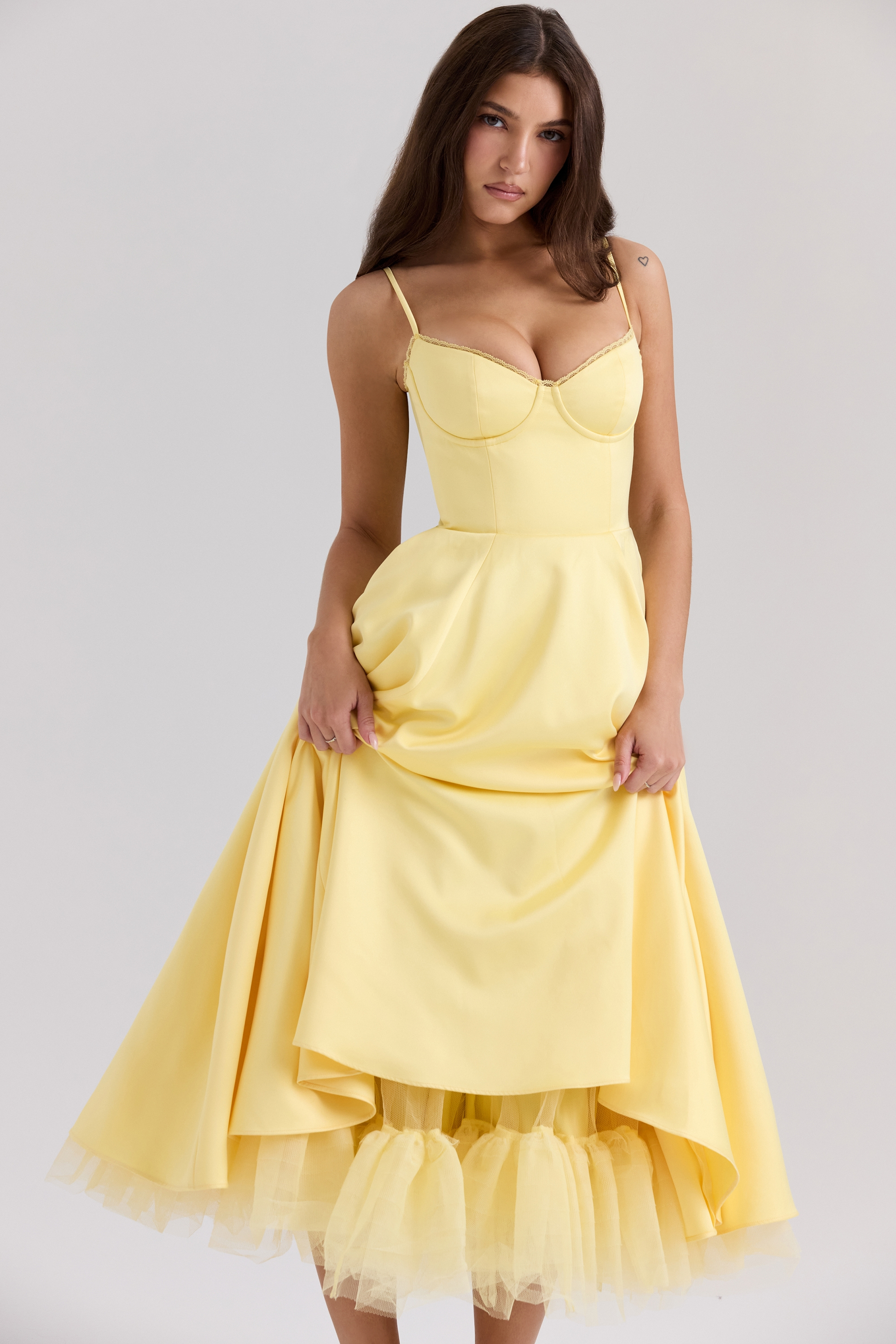 Vestido Feminino Midi Lunna